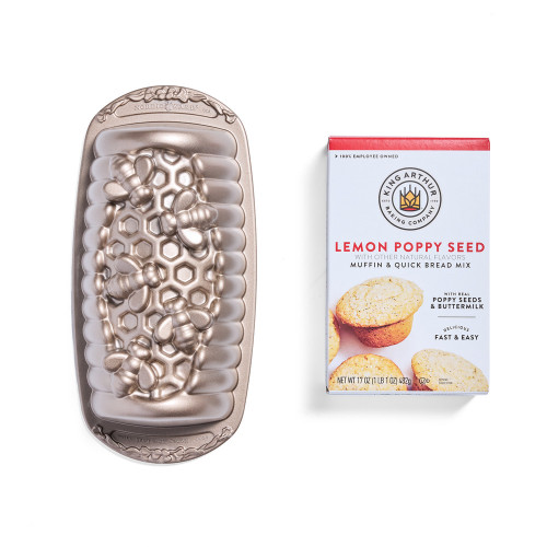 Lemon Poppy Seed Quick Bread & Honey Hive Loaf
