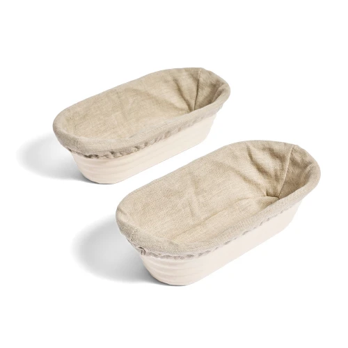 Oval Bannetons and Liners Set
