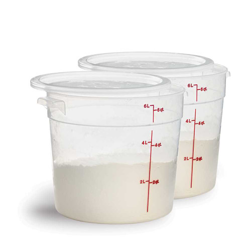 Extra Large Dough-Rising Bucket - Set of 2
