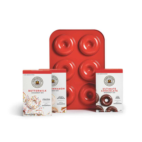 Doughnut Mix Variety Pack and Doughnut Pan Set