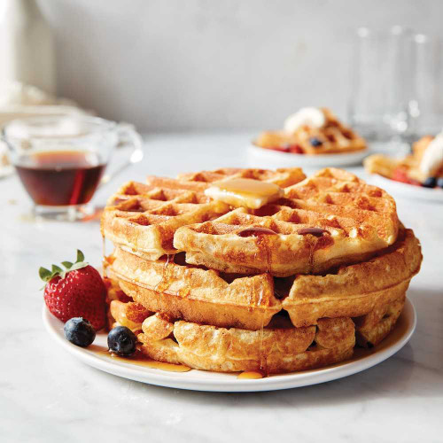 Stack of Belgian Waffles made in the Belgian Waffle Maker
