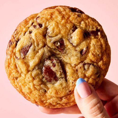 Supersized, Super-Soft Chocolate Chip Cookies made using Scone and Muffin Scoop
