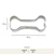 Dog Bone Biscuit Cutter dimensions