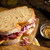 Reuben sandwich made with Rye Flour Blend.