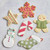 Decorated cookies made with Holiday Cookie Cutter Set