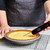 Baker's Thermometer in a cheesecake