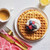 Buttermilk waffles made with Pastry Flour Blend