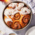 Gluten-free cinnamon rolls made in the King Arthur Round Cake Pan