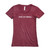 Product Photo 1 Ladies Slim Fit Bake Eat Repeat Tee - Maroon