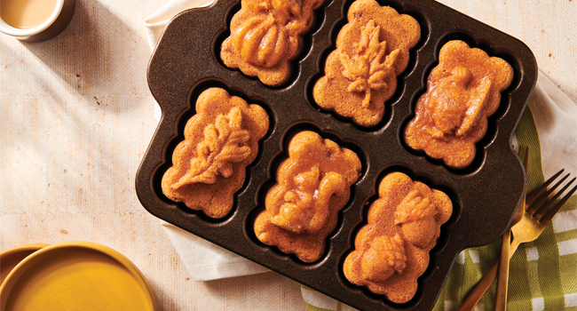 Harvest Mini Loaves Pan