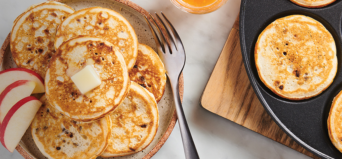 Patterns Pancake Pan - Nordic Ware in 2023  How to make breakfast, Pancake  pan, Silver dollar pancake pan