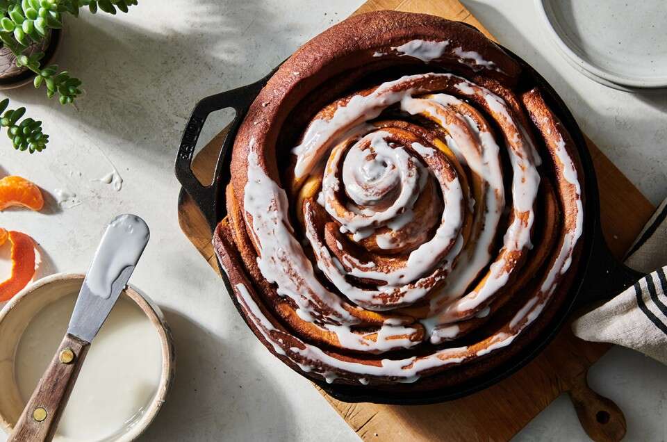 Giant Cinnamon Roll Recipe | King Arthur Baking