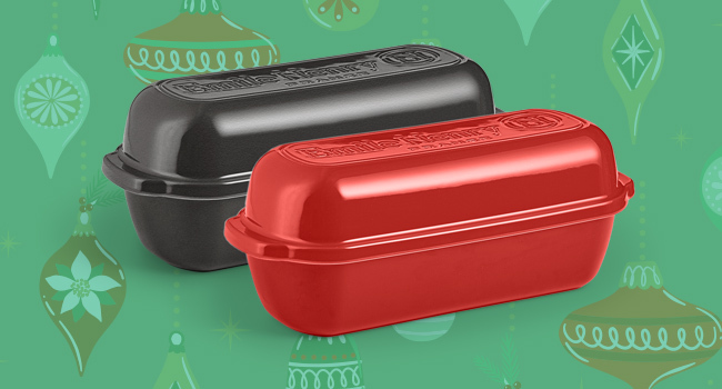 Glazed Long Covered Baker