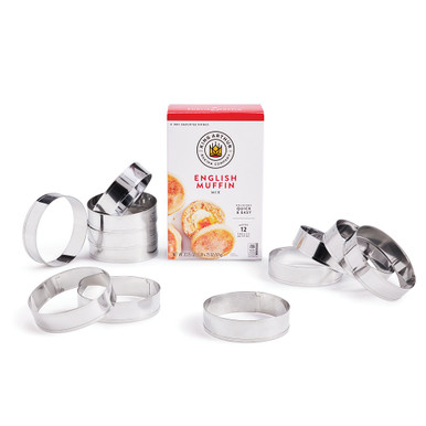 English Muffin Mix and Ring Set - King Arthur Baking Company