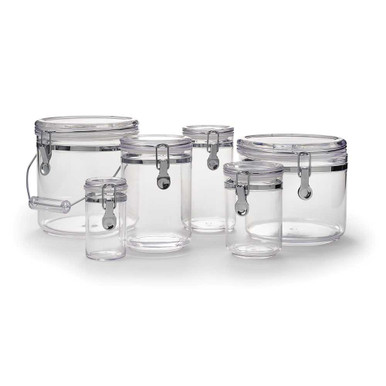 Complete Round Airtight Canister Set