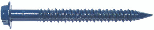 Blue-Tap Concrete Screws Hex Head (1/4" x 2-3/4") Blue - 100 pcs