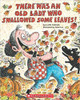 You won't believe why this old lady swallowed some leaves, a shirt, a pumpkin, a pole, some pants, a rope, and some hay.