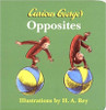 The curious monkey's antics illustrates a variety of opposites, including forward and backward, wet and dry, and awake and asleep.