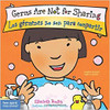 Achoo! Cough! F-L-U-S-H! What to do? In childcare, in preschool, at home, and everywhere, kids and germs go hand in hand. Toddlers need to learn that germs are not for sharing. Rather than focus on what germs are, this book teaches the basics of not spreading them: Cover up a sneeze or cough. Hug or blow kisses when youre sick. And most of all, wash your hands! Child-friendly words and full-color illustrations help little ones stay clean and healthy. Includes tips and ideas for parents and caregivers.