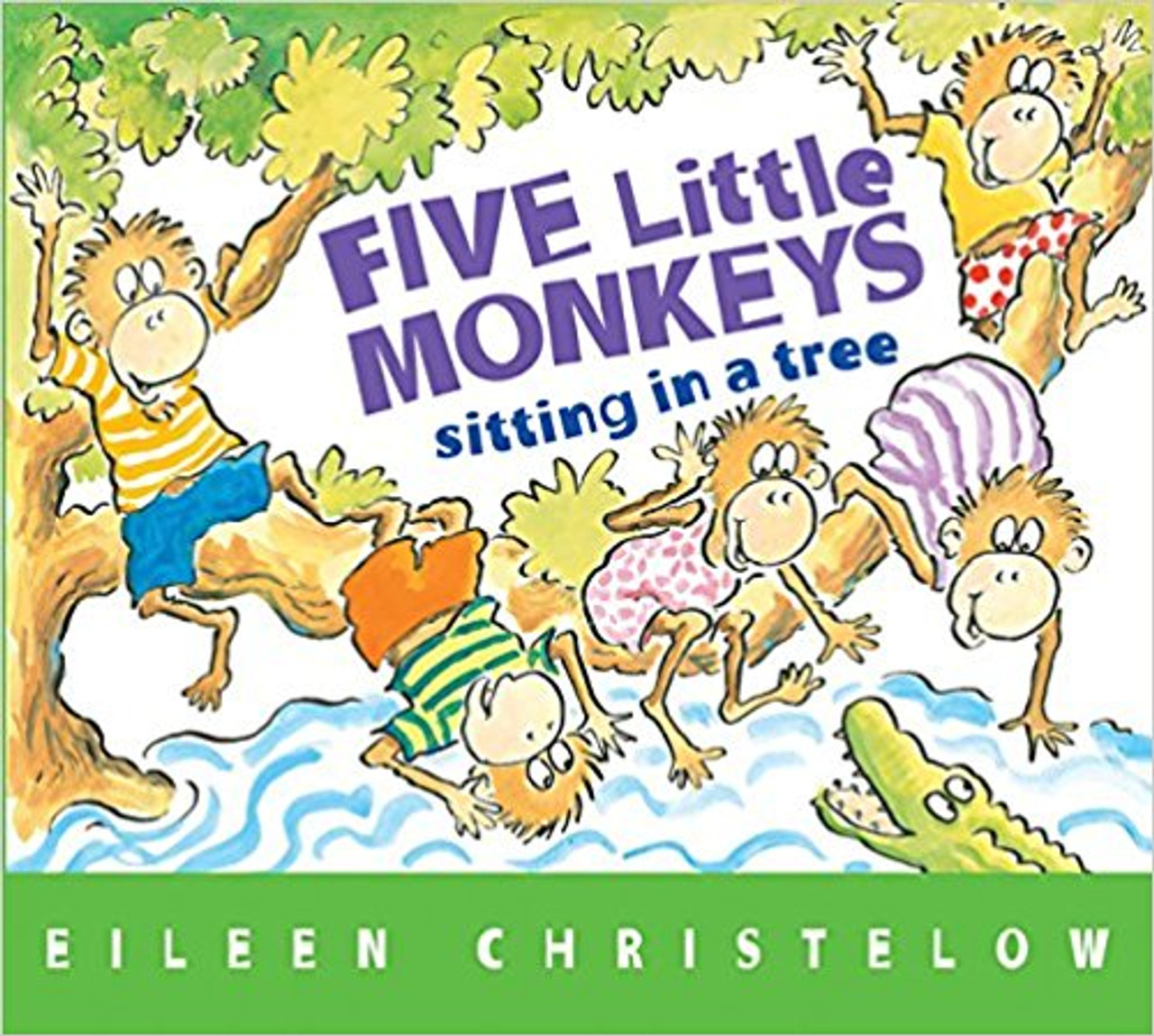 Five Little Monkeys Sitting in a Tree (Board Book) by Eileen Christelow