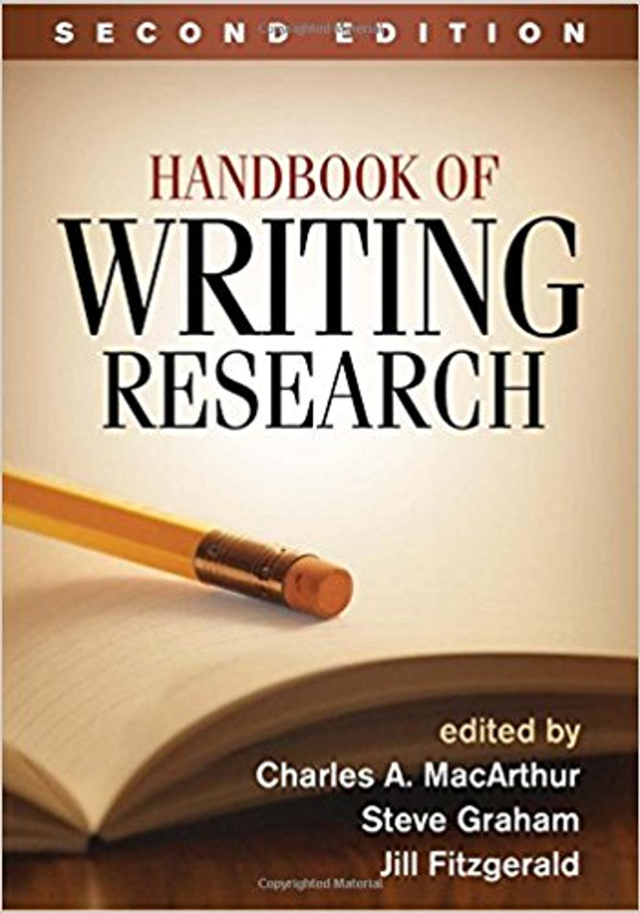 The Handbook of Writing Research by Charles A MacArthur