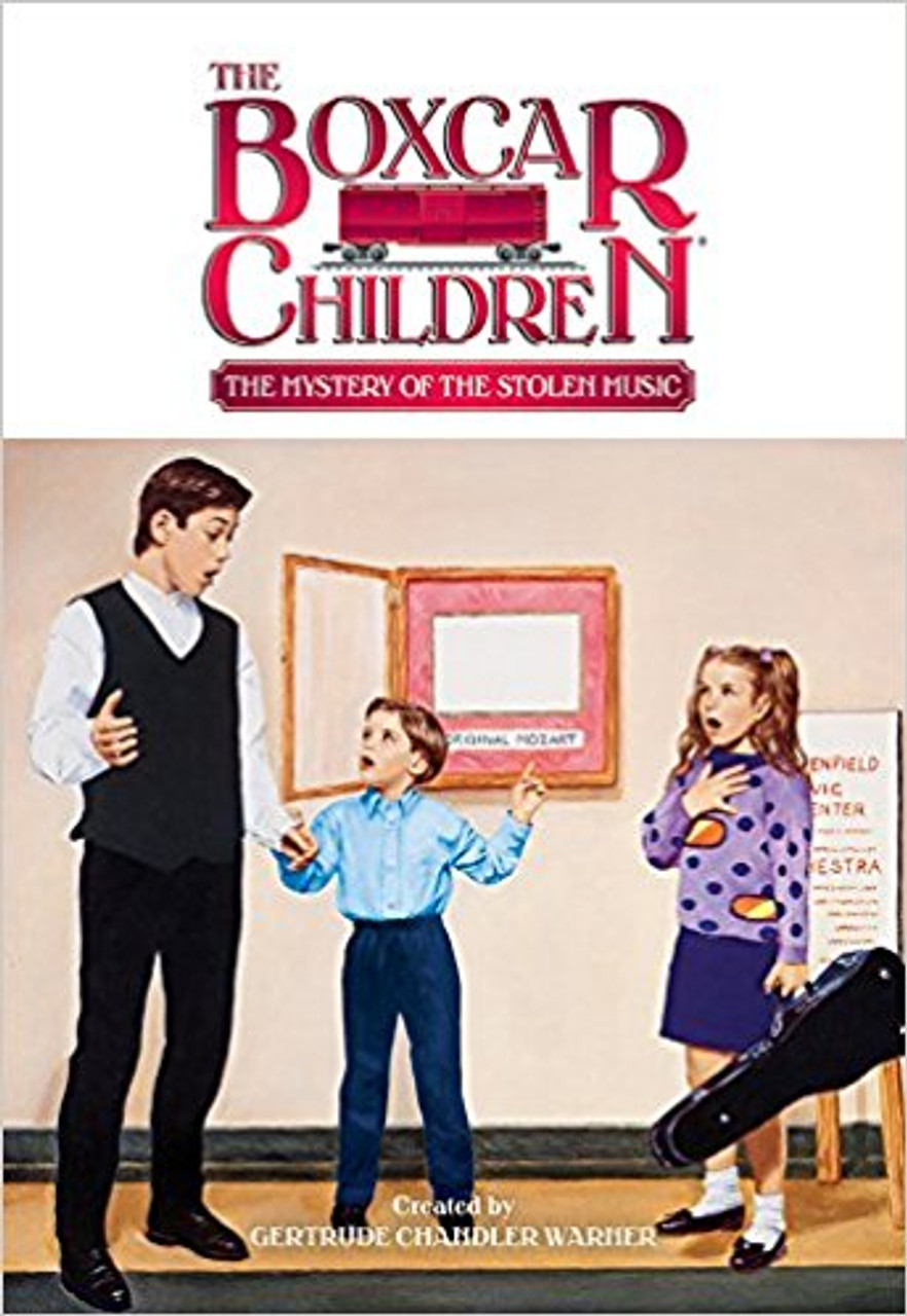 In this book the Boxcar Children are excited to hear the orchestra play, to meet the musicians, and to learn how to make thier own instruments. But when a valuable item mysteriously disappears, it's up to the children to find it.