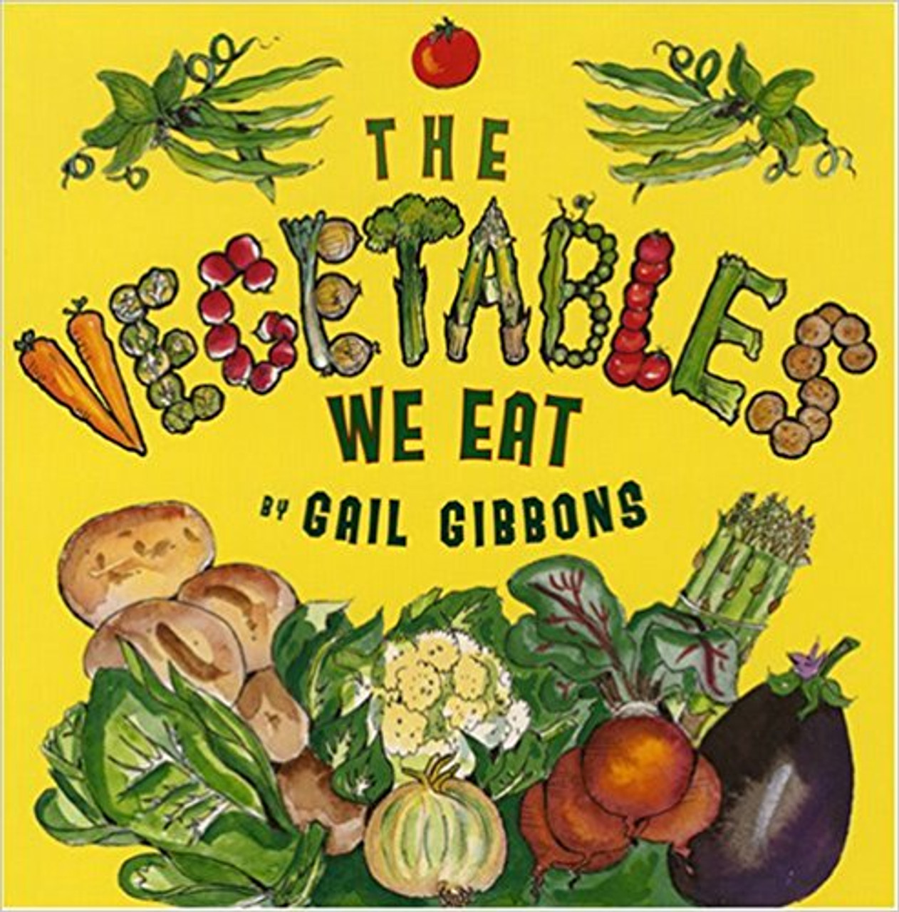 Nonfiction pro Gail Gibbons responds to the need for books on good nutrition with this accessible exploration of vegetables. Glossy red peppers; lush, leafy greens; plump, orange pumpkins; and delectable little peas: vegetables come in many shapes, colours, and forms. Using her signature combination of a clear and informative text, with plenty of illustrations, diagrams, and cross sections, this book provides a wealth of information about produce.