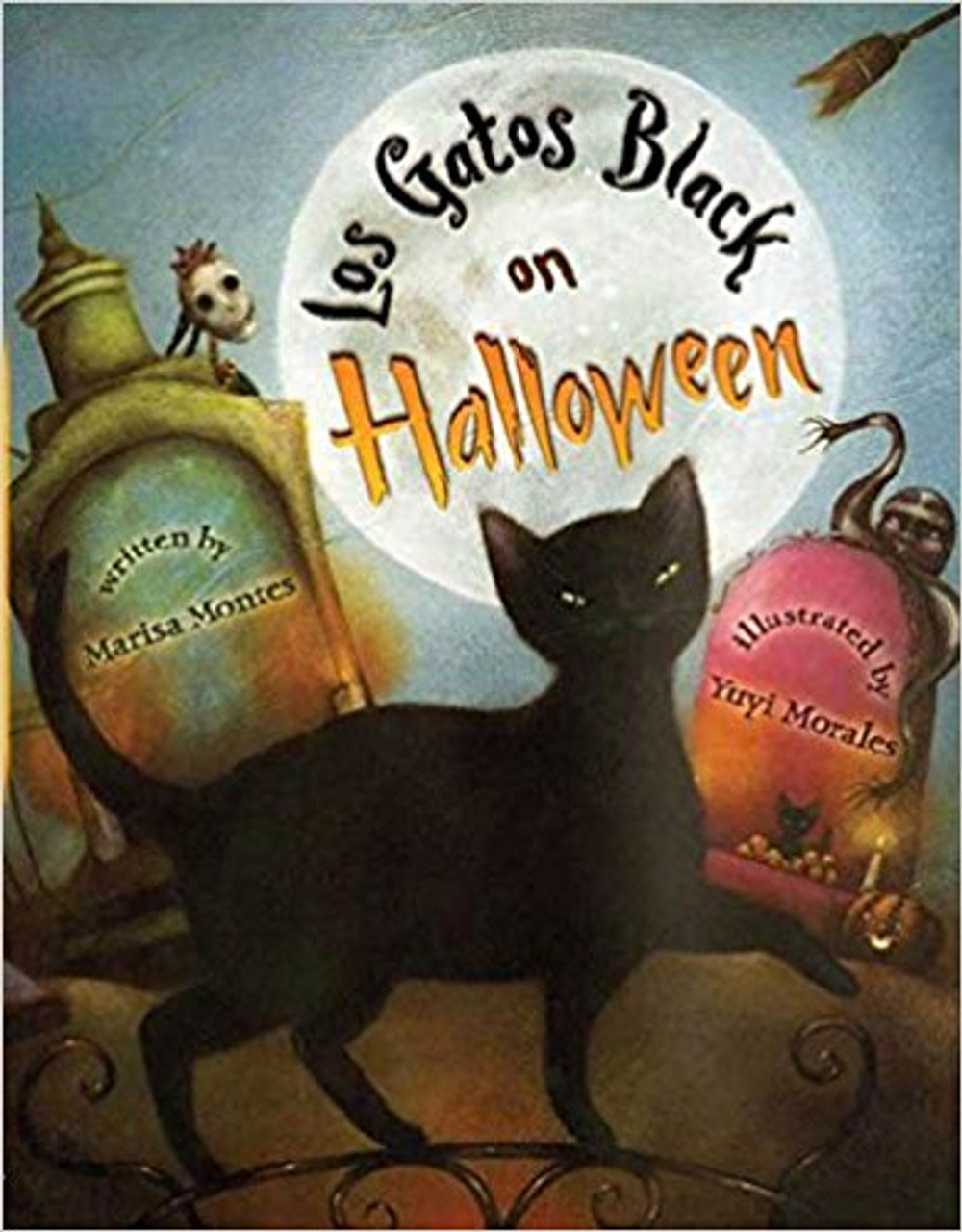 Los Gatos Black on Halloween (Hardcover) by Marisa Montes 