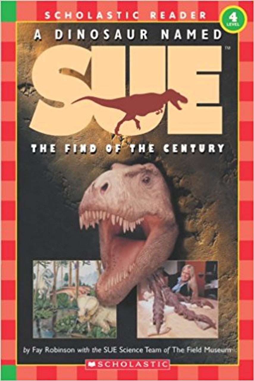  Found in the Badlands of South Dakota in 1990, "Sue" the dinosaur is the largest and most complete T-Rex fossil ever discovered. Young readers can learn about her amazing story, from beginning to the exciting restoration work leading up to her Spring 2000 debut. Full-color illustrations.