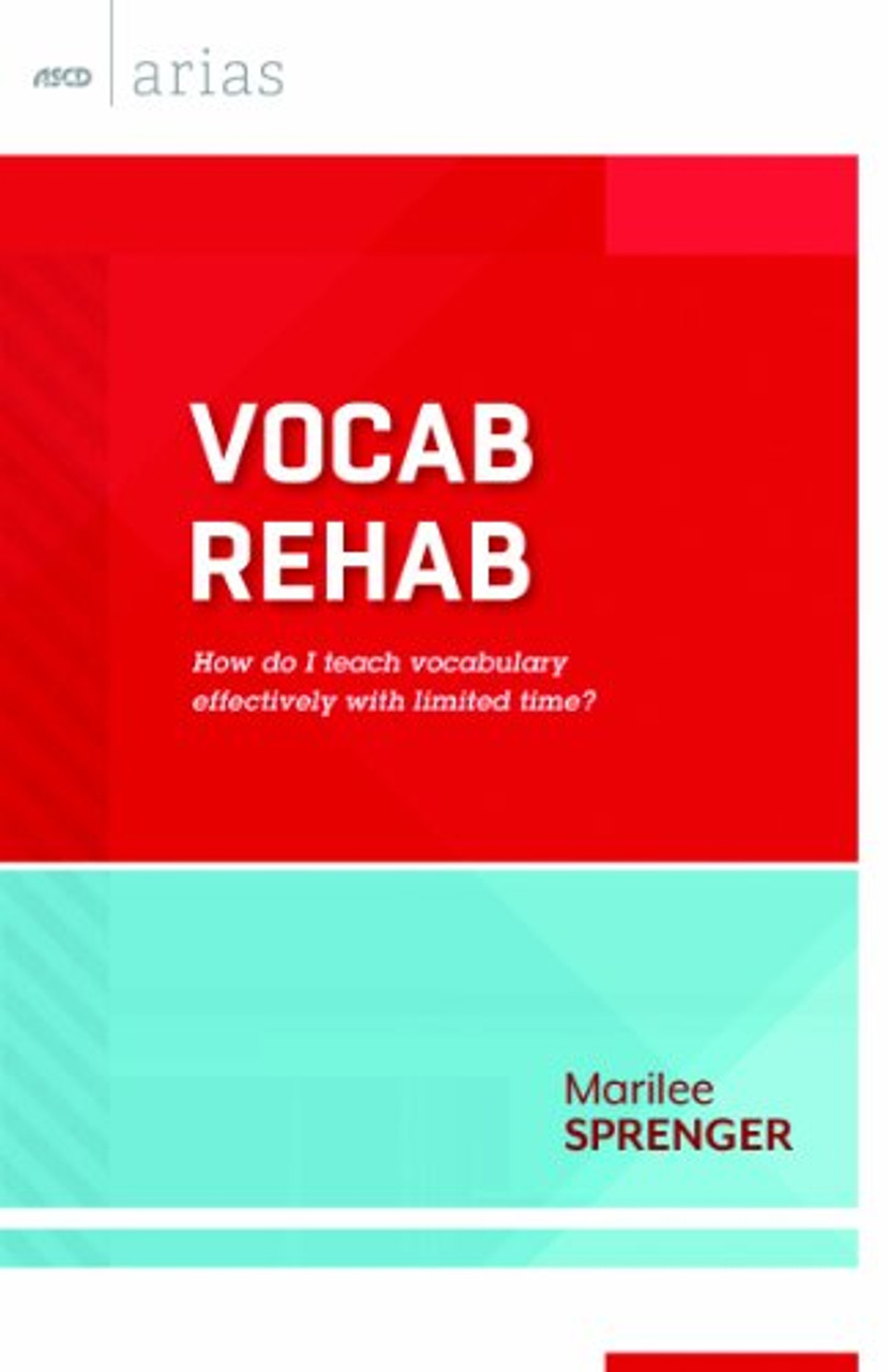 d out how to make time every day to teach vocabulary through direct, explicit instruction that is also creative, interesting, and fun for students. Teacher and author Marilee Sprenger explains a new and effective approach to teaching vocabulary that calls for exploration, discovery, and playing with words--all in just 10 minutes per class. She offers Advice on how to focus short lessons so that students are fully engaged. Teaching tips that help ensure new words stick. A varied selection of novel strategies for teaching new words to students. Here's a way to jump-start your vocabulary program, no matter the grade level or subject. (ASCD Arias publication, 2014) 5" x 7 3/4," 48 pages.