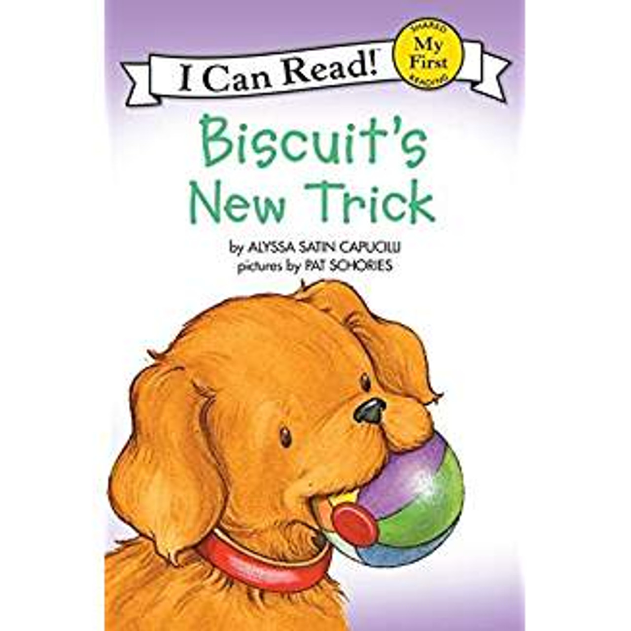 Biscuit's owner tries to teach him to fetch, but Biscuit has some tricks of his own to show her. Illustrations.  Biscuit's owner tries to teach him to fetch, but Biscuit has some tricks of his own to show her. Illustrations.