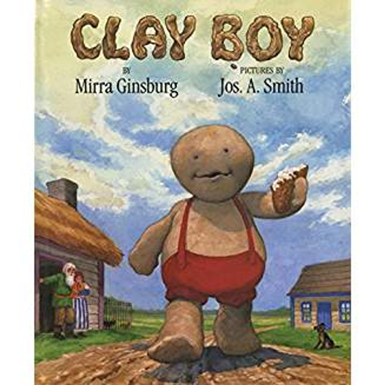  In this engaging retelling of a Russian folktale, an old man finds a piece of clay and fashions it into a boy. As soon as the clay boy dries out by the fire, he jumps up and cries, "I am here! I am hungry!" He eats and eats, and grows until the clay boy is a giant threatening to devour the whole village. Full color.