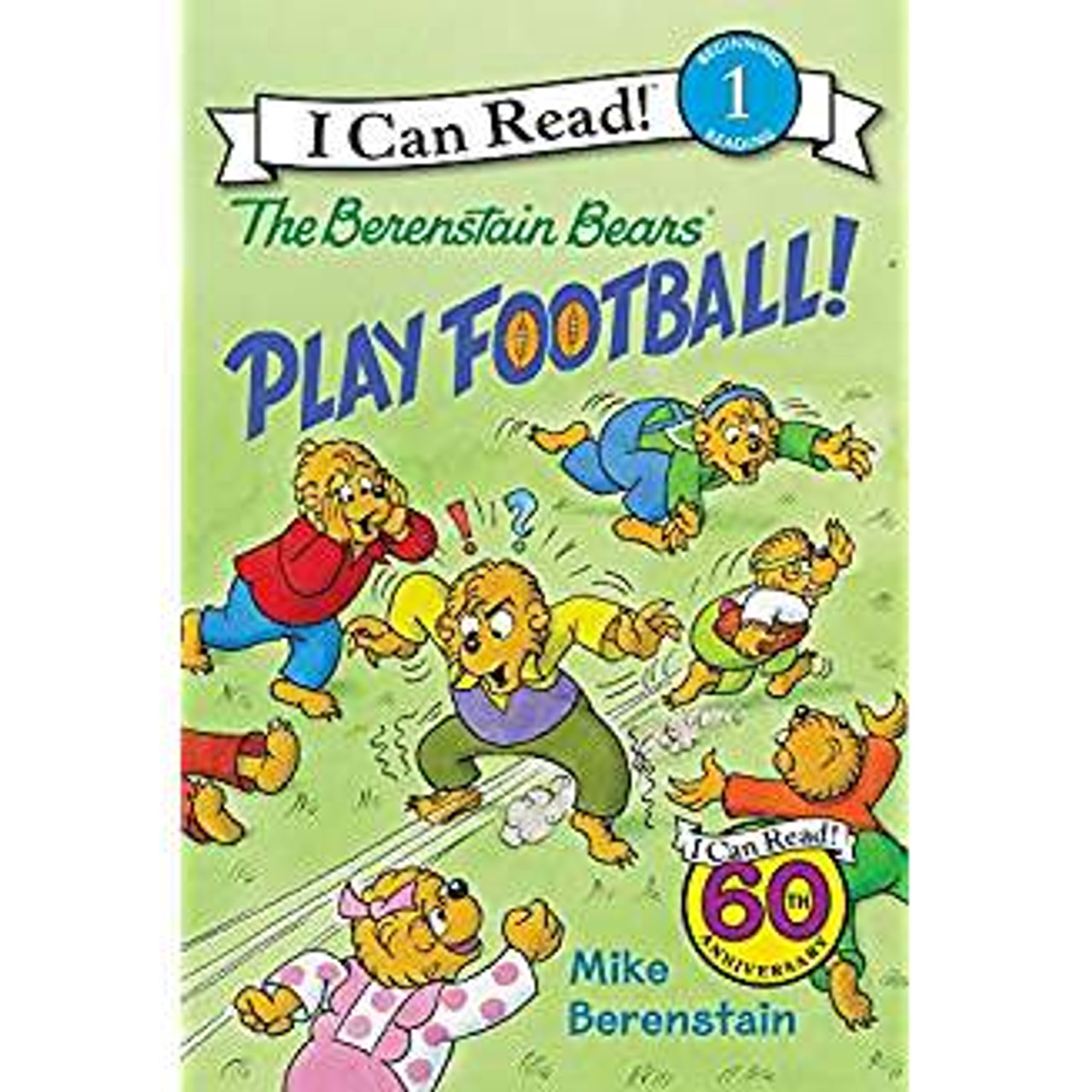 The Berenstain Bears enjoy a fun-filled day outdoors playing football with their friends.