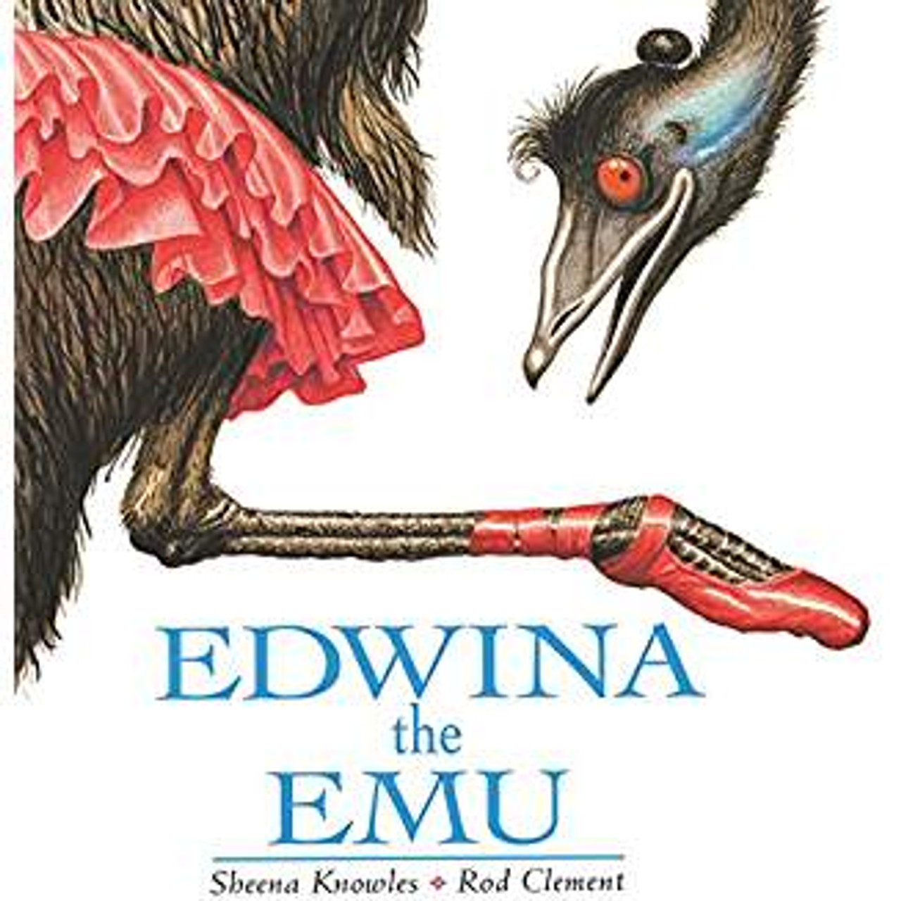  In this sequel to the popular "Edward the Emu", Edward and his mate, Edwina, are the proud parents of 10 little emu chicks. "Don't get depressed. I'll find a job, you stay on the nest", says Edwina to her stunned mate. And so Edwina sets out to find work in this lighthearted offering from Down Under. Full color.