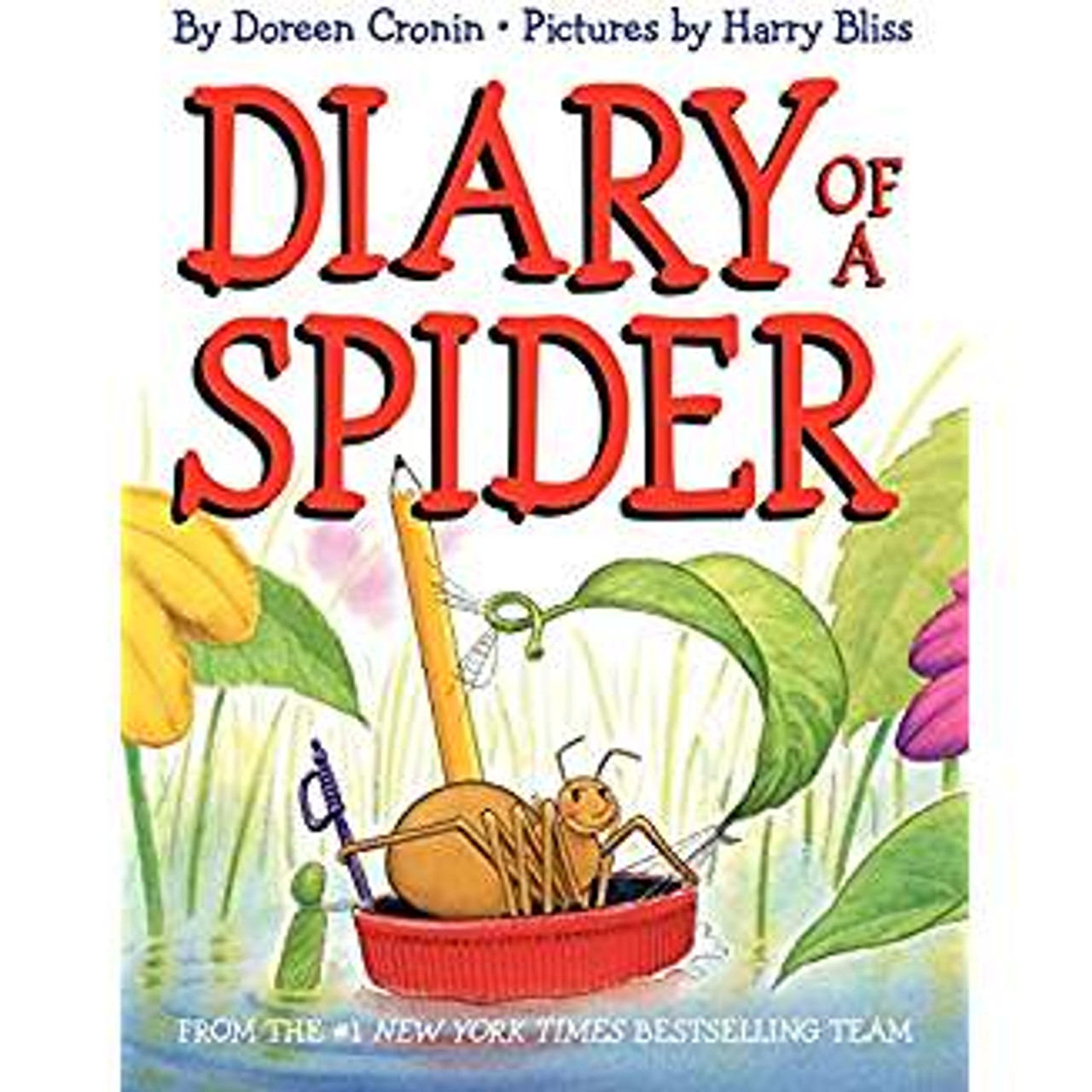 A young spider discovers, day by day, that there is a lot to learn about being a spider, including how to spin webs and avoid vacuum cleaners