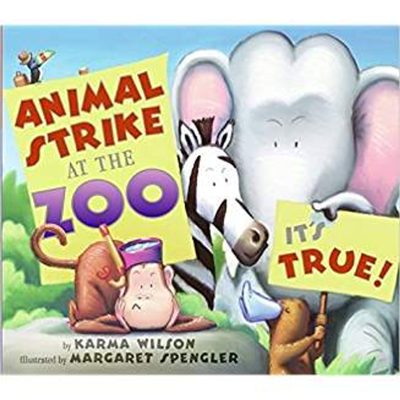 Bestselling author Wilson has created a zoo where it's anything "but" business as usual, while Spengler's lively pastels depict an unforgettable cast of characters. Full color.