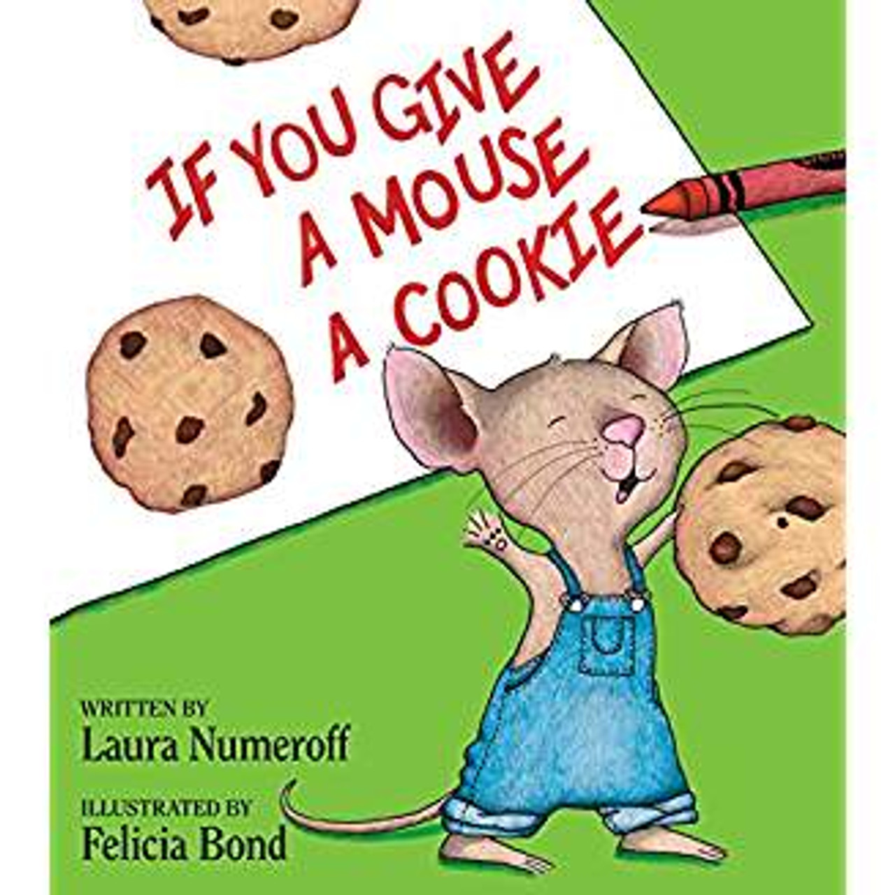 If a hungry little traveler shows up at your house, you might want to give him a cookie. If you give him a cookie, he's going to ask for a glass of milk. He'll want to look in a mirror to make sure he doesn't have a milk mustache, and then he'll ask for a pair of scissors to give himself a trim....The consequences of giving a cookie to this energetic mouse run the young host ragged, but young readers will come away smiling at the antics that tumble like dominoes through the pages of this delightful picture book.