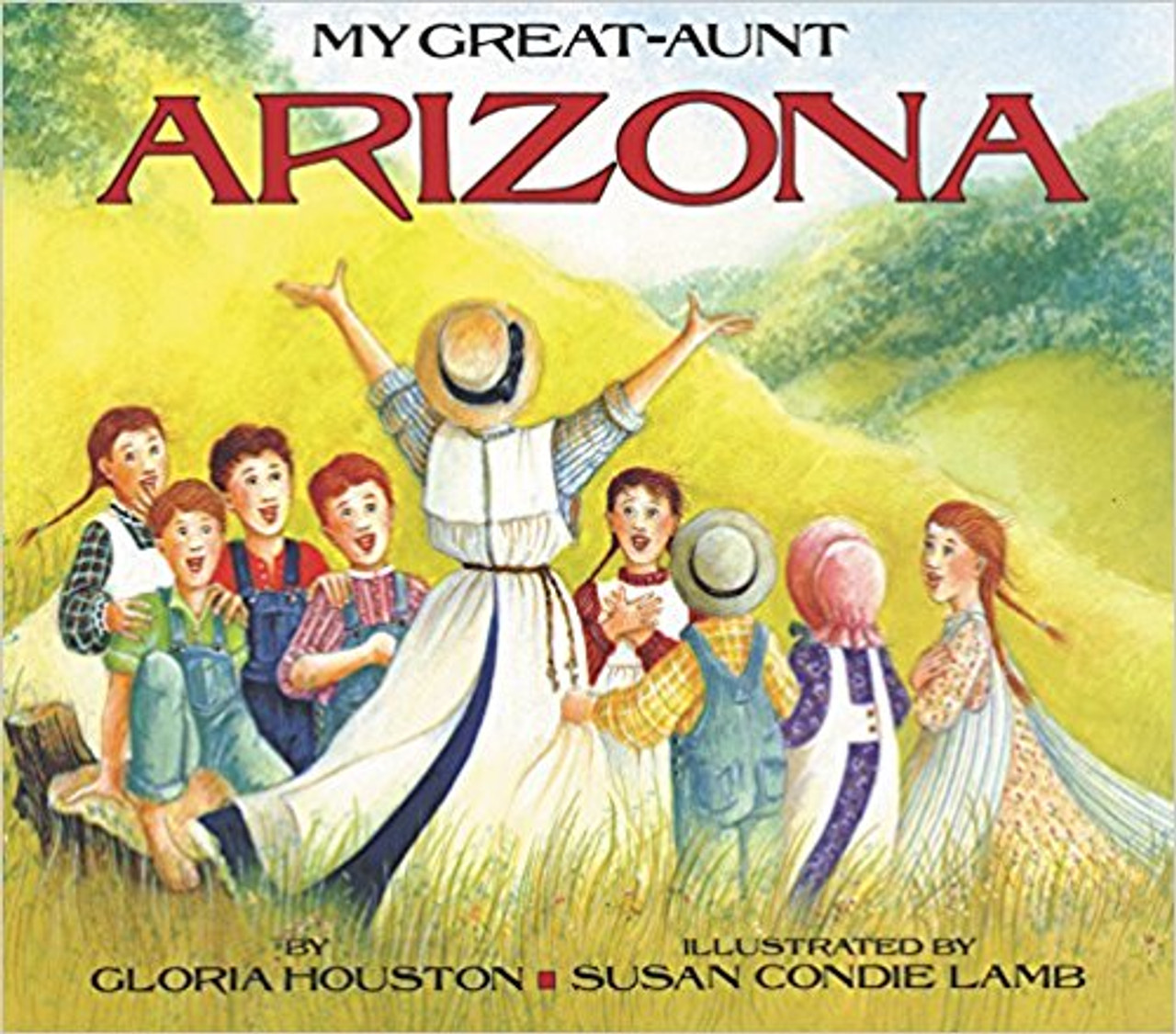 Bestselling author Gloria Houston lovingly recounts the story of her great-aunt's quiet yet remarkable life. Born and raised in the Appalachian Mountains, Arizona spent her childhood dreaming of all the faraway places she would one day visit. Though she never did travel to those places, Arizona did become a teacher and helped generations of children craft their own dreams. Bestselling author Gloria Houston lovingly recounts the story of her great-aunt's quiet yet remarkable life. Born and raised in the Appalachian Mountains, Arizona spent her childhood dreaming of all the faraway places she would one day visit. Though she never did travel to those places, Arizona did become a teacher and helped generations of children craft their own dreams.