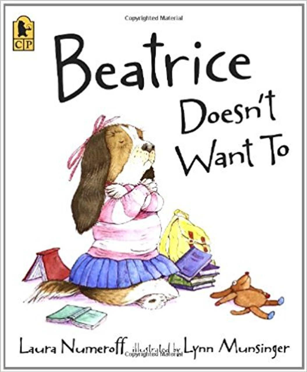 Beatrice doesn't like books, and she doesn't like tagging along with her brother to the library. She certainly doesn't want to sit in a room full of kids during story hour. Is there anything that could possibly change her mind? Full color.