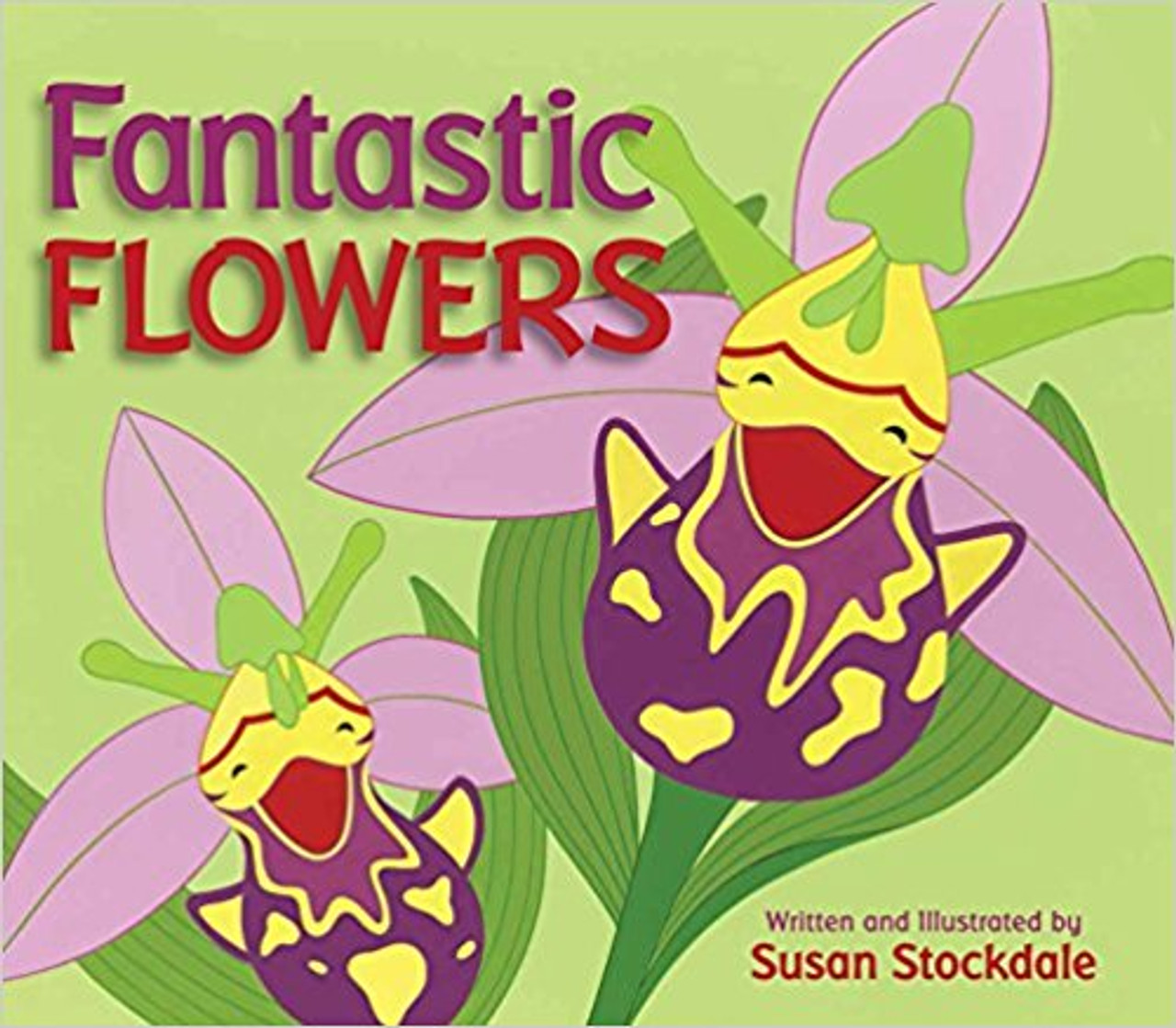 It's hard to believe that these flowers are real but they are!  With engaging rhymes and bright, bold images, award-winning author and illustrator Susan Stockdale introduces young readers to a wide range of unusual flowers.  Can you imagine a flower that looks like a ballerina? A baboon? A napping baby?  Back matter tells a little bit more about each flower (including color photographs) and describes the pollination process.
