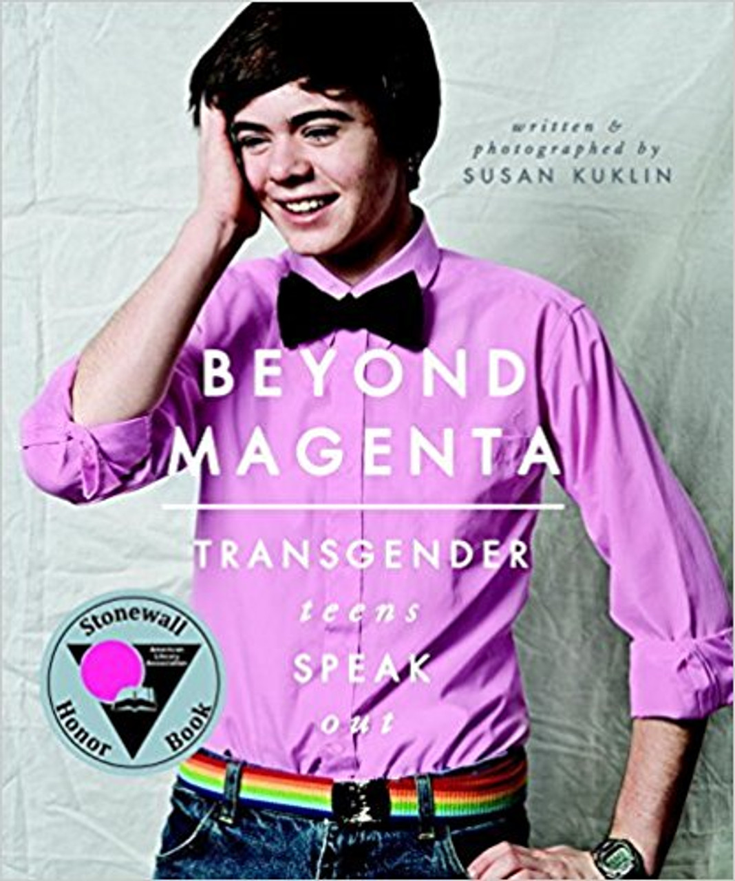 Author and photographer Susan Kuklin met and interviewed six transgender or gender-neutral young adults and used her considerable skills to represent them thoughtfully and respectfully before, during, and after their personal acknowledgment of gender preference. Portraits, family photographs, and candid images grace the pages, augmenting the emotional and physical journey each youth has taken. Each honest discussion and disclosure, whether joyful or heartbreaking, is completely different from the other because of family dynamics, living situations, gender, and the transition these teens make in recognition of their true selves..