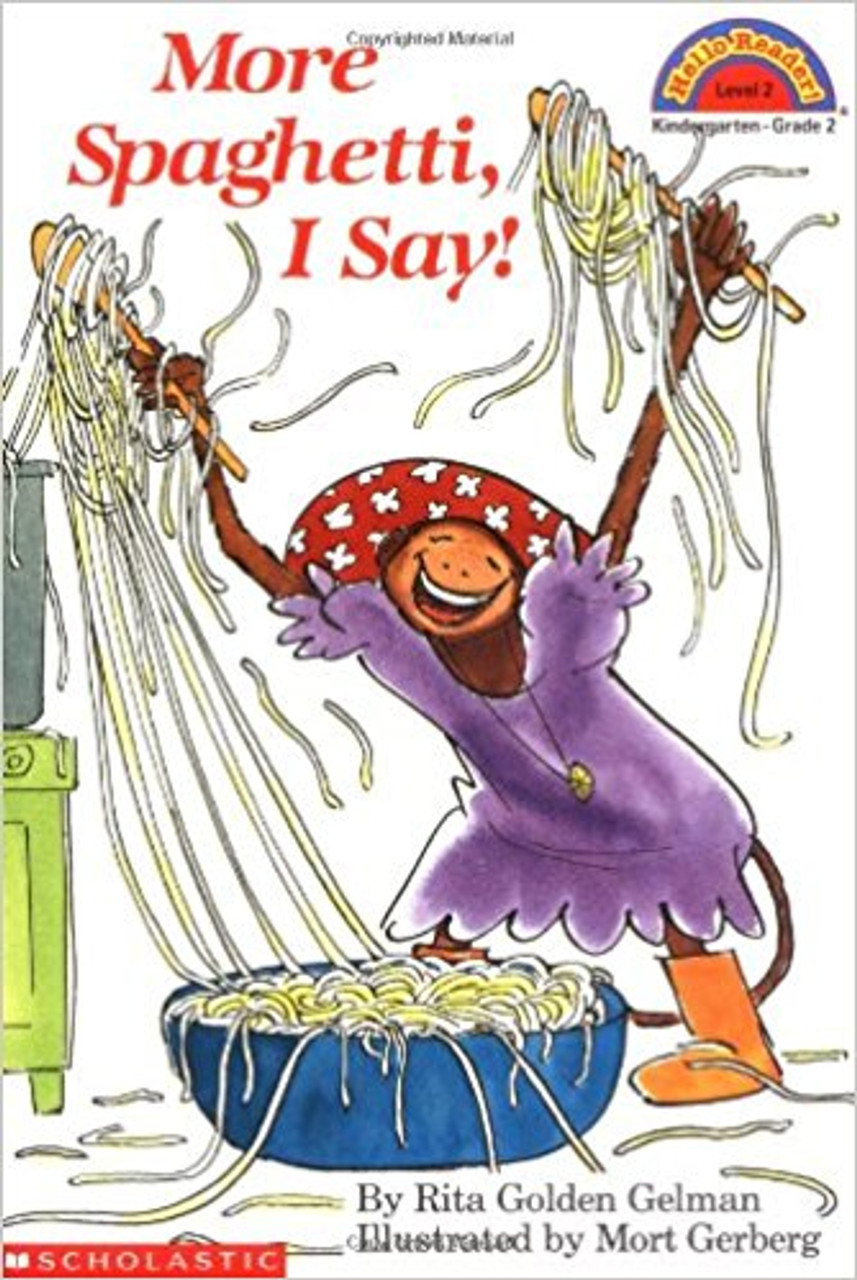 Minnie the monkey is too busy eating spaghetti -- all day, in all ways -- to play with her friend Freddie.