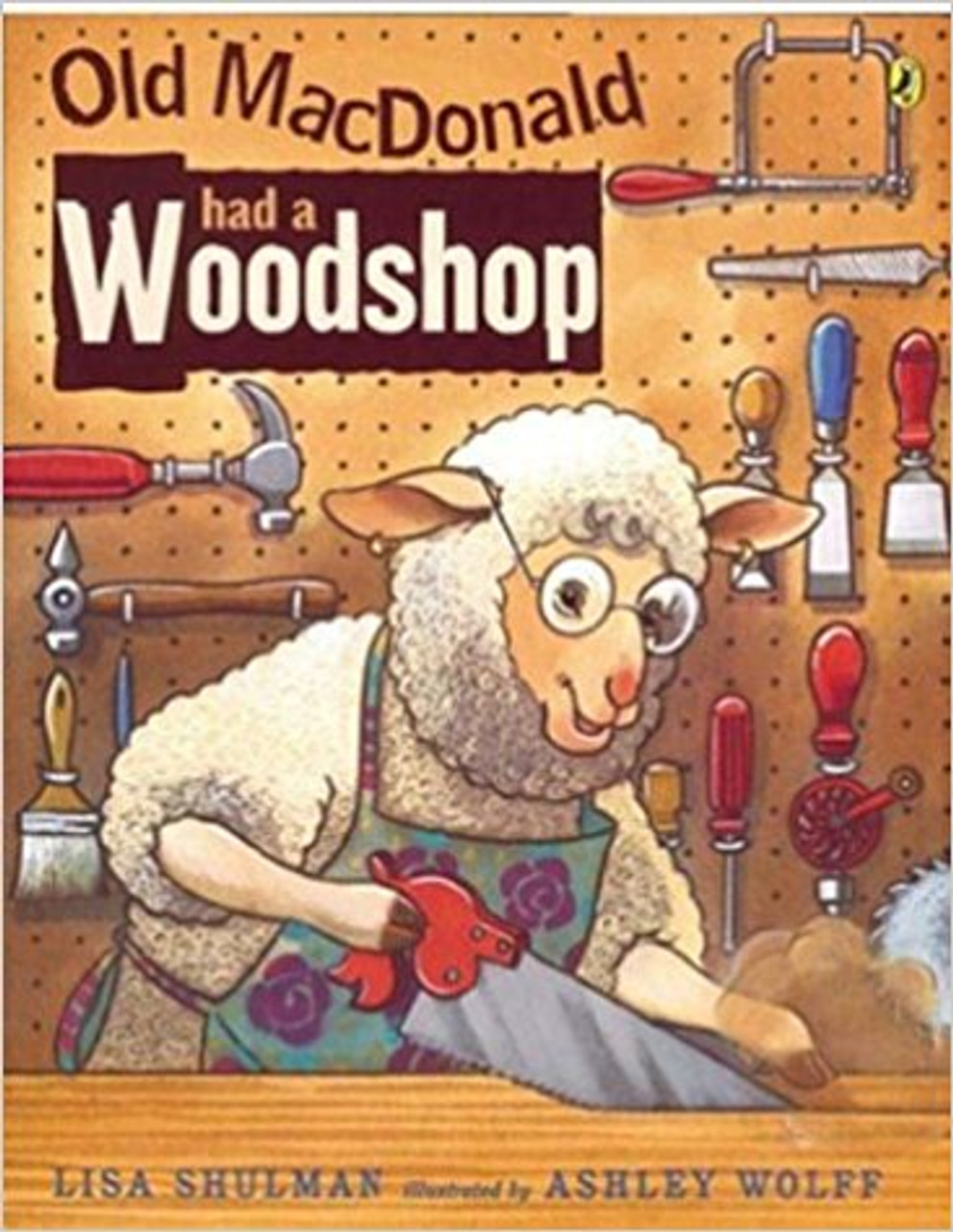 Together with the other farm animals, Old MacDonald is building a surprise for the babies on the farm.  A twist on the familiar nursery song, this is sure to be a hit with any kid who loves tools and loves to sing. Full color.