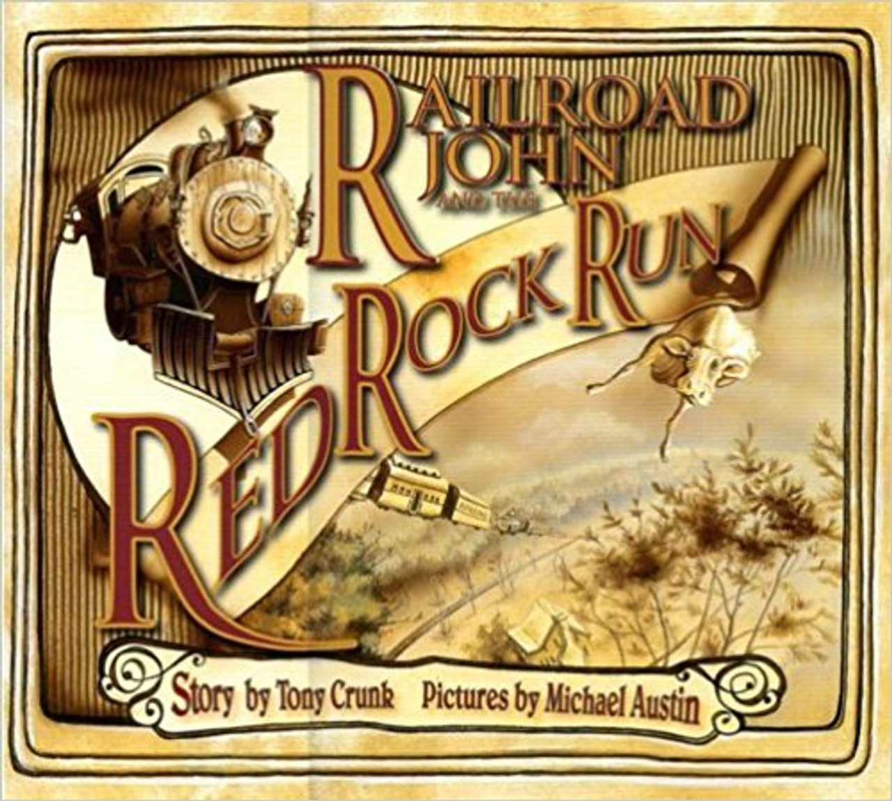 Lonesome Bob and Granny Apple Fritter have to get to Red Rock by two o'clock or Lonesome will miss his wedding, but Railroad John has never been late so nothing will keep him from pulling the train in by 1:59.