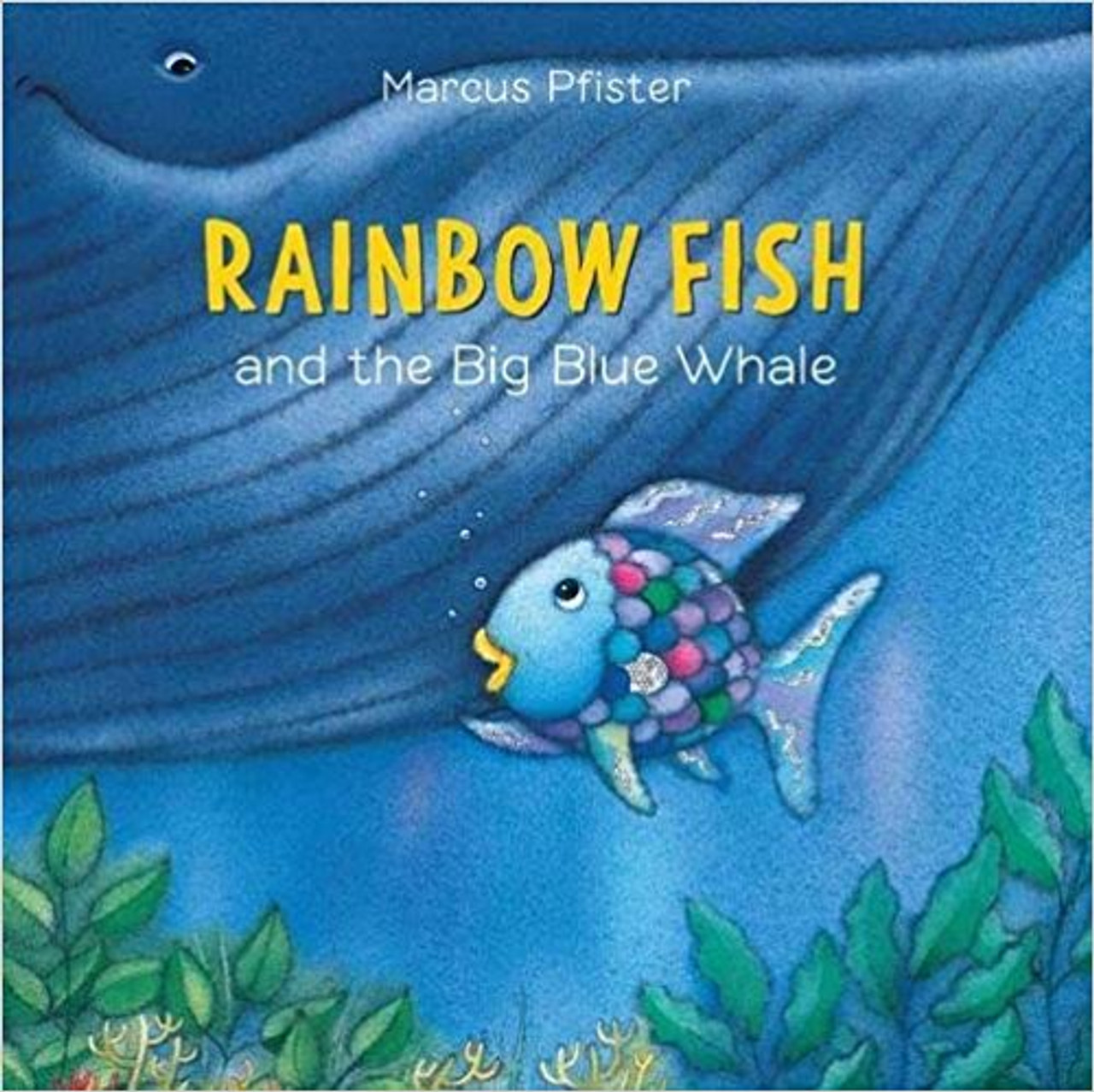 It's a whale of a tale in which a terrible misunderstanding escalates, putting Rainbow Fish and his friends in great danger, and Rainbow Fish must try to make peace with a big blue whale to save them all from disaster.  When a big blue whale comes to live near their reef, there is a misunderstanding between him and Rainbow Fish and his friends that leave everyone very unhappy and hungry.