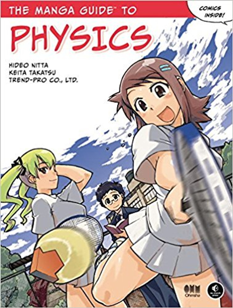 Megumi is an all-star athlete, but she's a failure when it comes to physics class. And she can't concentrate on her tennis matches when she's worried about the questions she missed on the big test! Luckily for her, she befriends Ryota, a patient physics geek who uses real-world examples to help her understand classical mechanics-and improve her tennis game in the process! In "The Manga Guide to Physics," you'll follow alongside Megumi as she learns about the physics of everyday objects like roller skates, slingshots, braking cars, and tennis serves. In no time, you'll master tough concepts like momentum and impulse, parabolic motion, and the relationship between force, mass, and acceleration.