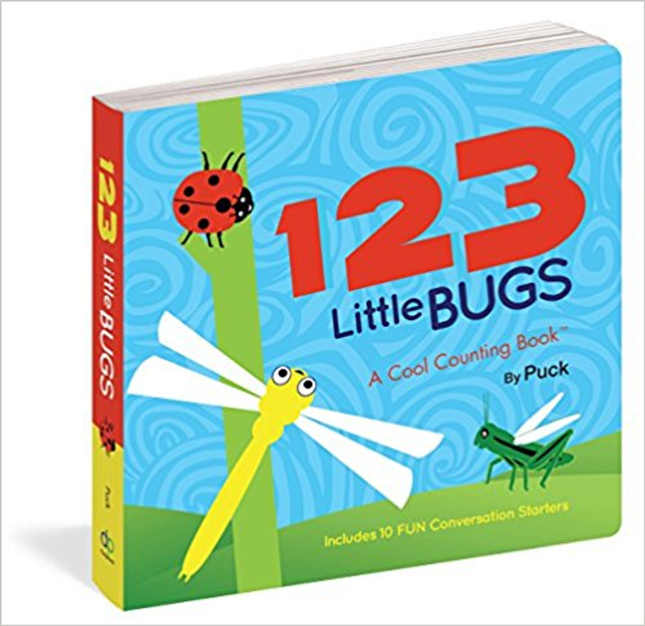 From caterpillars to honeybees, this board book introduces toddlers to a lineup of charming bugs while making basic numbers fun to learn. Parents and tots can count to 10 together using bugs depicted with vivid colors and a bold design. Full color.