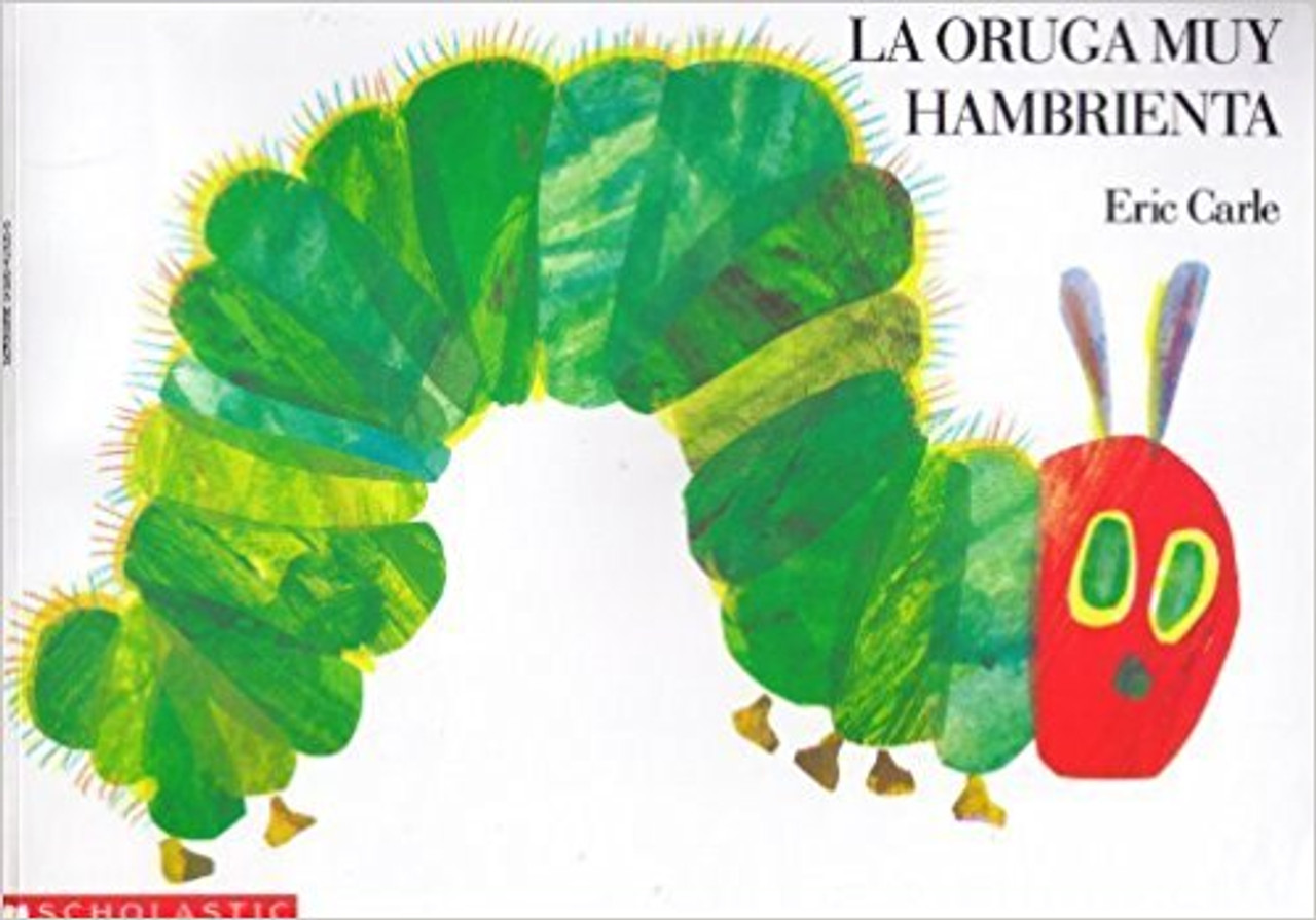 The Spanish translation of The Very Hungry Caterpillar (Philomel) preserves the original simplicity and the appealing use of repetition and rhythm. The exquisite collage illustrations will delight children as a hungry caterpillar happily eats his way through pages of fabulous food and emerges a brilliantly colored butterfly. 