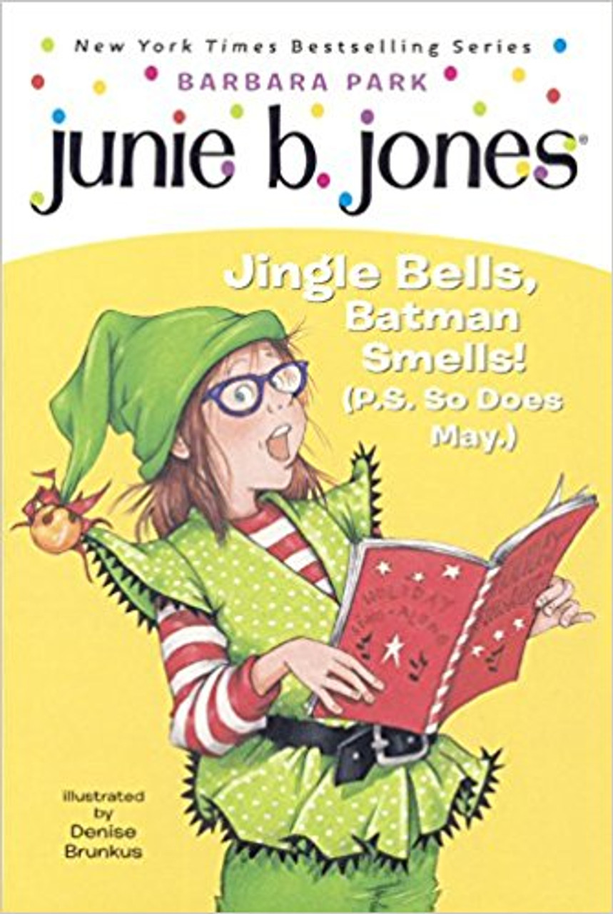 It's holiday time, and Room One is doing lots of fun things to celebrate. Only, how can Junie B. enjoy the festivities when Tattletale May keeps ruining her holiday glee? Includes a collectible ornament. Illustrations. Consumable.