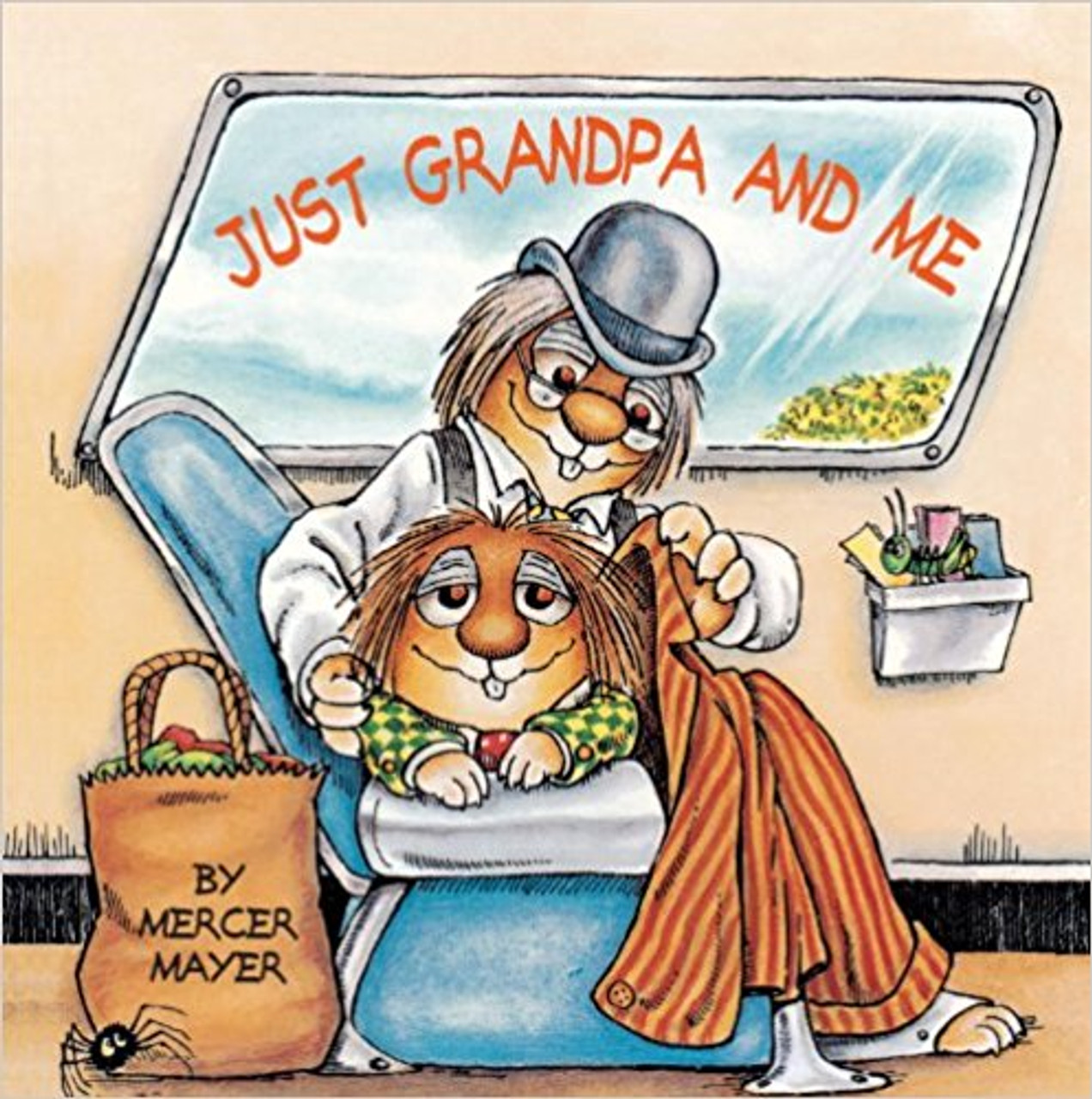 A little creature and his grandfather have fun on a trip to the department store.
